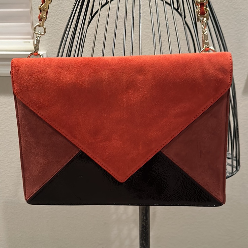 NWT Worth New York | Suede and Patent Ellis Portfolio